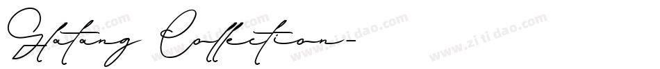Glatang Collection字体转换
